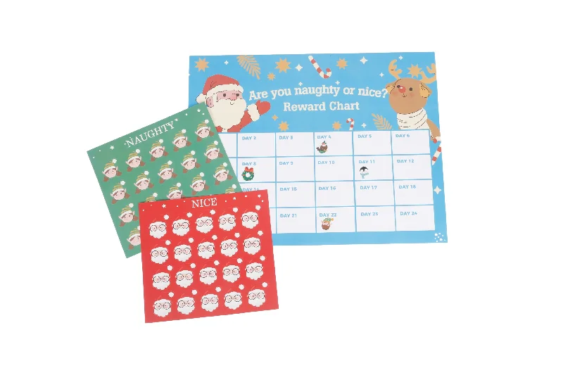 Christmas Cozy Holiday Magic Christmas Santa Elf Reward Chart A3 with Stickers, 39x38cm Christmas Cozy Holiday Magic Christmas Santa Elf Reward Chart A3 with Stickers, 39x38cm